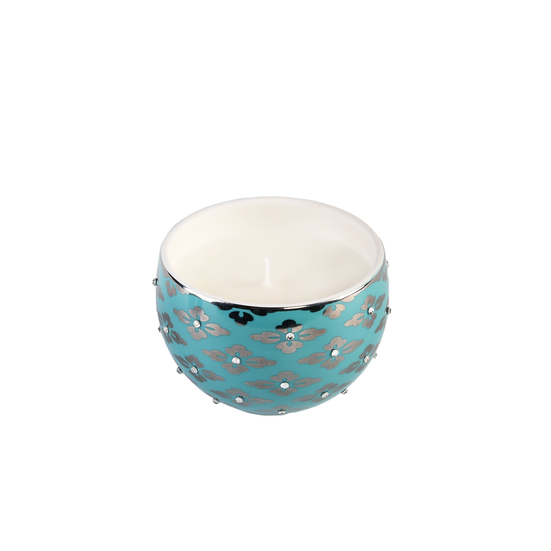 Luxury home decor candle infused with premium fragrance, designed for a soothing ambiance.